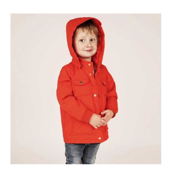 Mini Rodini Quilt Jacket Red - Picture 4 of 4